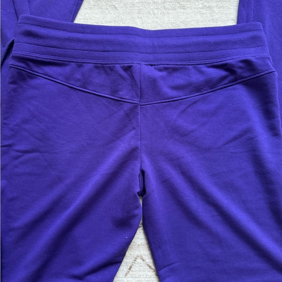 Victoria's Secret PINK Flare Bottom Pants - Charcoal and purple - Picture 7 of 11